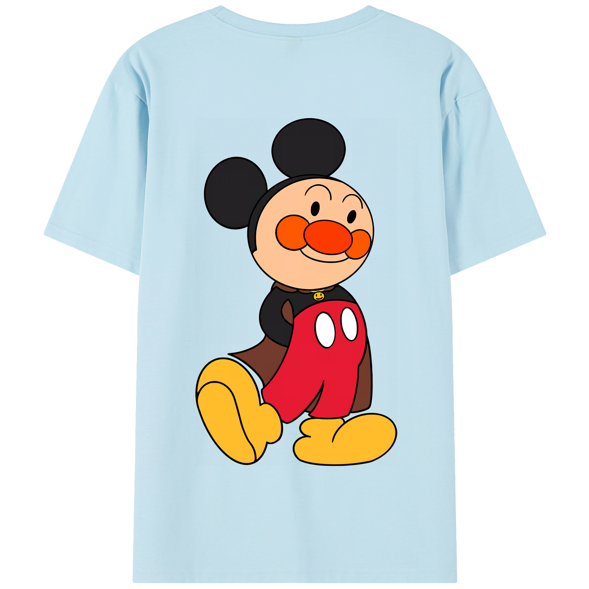 （画像用） アンパンマン Anpanman 綿100％半袖Tシャツ（背面プリント）